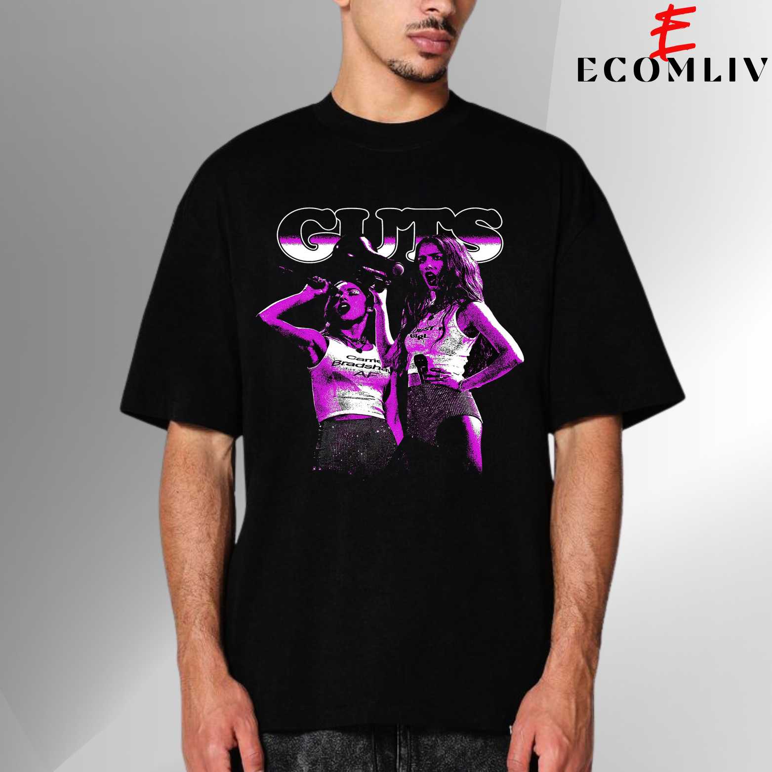 Olivia Rodrigo Guts World Tour T-Shirt, Streetwear Graphic Shirt
